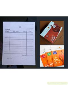 Gambar Buku Bon / Invoice / Bill / Tagihan Paperline PPL NK B1 Nota Kontan Besar 1 Ply merek Paperline
