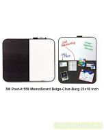 3M Post-it Lengkap murah barang Perlengkapan Kantor 3M Post-it 558 MemoBoard Beige-Char-Burg 23x18 inch di toko alat tulis grosir Bina Mandiri stationery