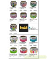 Distributor ATK alat tulis kantor grosir Jual Expressions Magic Tape Scotch C-214/C-314 19mm & Washi Tape 15mm beli di bina mandiri stationery
