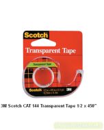 Katalog 3M Scotch harga murah & terjangkau, Image ATK Sekolah SIPLAH 3M Scotch CAT 144 Transparent Tape 1/2 x 450 inch harga normal 16000 di Distributor ATK Bina Mandiri Stationery