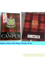 Brosur gambar perlengkapan sekolah BigBoss Buku Tulis Maxy Campus 36 lembar