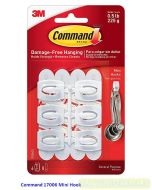 Macam macam stationery Command 17006 Mini Hooks Kaitan Mini Dinding dan gambarnya