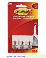 Katalog brosur gambar perlengkapan Gantungan contoh Command 17067ES Small Wire Hooks Pengait Dinding Kecil Bahan Kawat