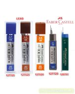 Gambar Isi pensil mekanik 0.5 0.7 2B HB Faber Castell lead superfine merek Faber Castell