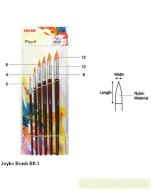 Foto Joyko Brush BR-3 Kuas Lukis Cat Air Cat Minyak Akrilik Set merek Joyko