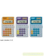 Jual Kalkulator Saku Pocket 12 Digit Joyko Calculator CC-21 (Purple,Yellow,Blue) termurah harga grosir Jakarta