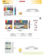 Foto Joyko Color Brush Pen CLP-08 (12 Color) Pena Kuas Warna Menggambar Melukis merek Joyko