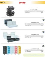 Foto Tempat Penataan Stationery Meja  Joyko Desk Set DS-46CO (White,Black) merek Joyko