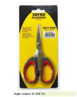 Contoh Gunting Serbaguna Kertas dan Kain Joyko Scissors SC-828 SG (Soft Grip) merek Joyko