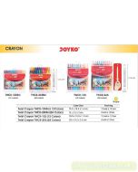 Contoh Joyko Screw Crayon TWCR-12mini  Crayon Putar Mini Twist  merek Joyko