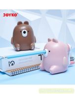 Jual Rautan Mekanik Serutan Pensil Putar Joyko Sharpener A-164CO (Blue,Brown,Pink) termurah harga grosir Jakarta