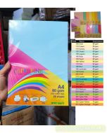 Contoh PaperFine Color A4 80 gr 20 sheet IT 180 Blue Kertas Fotocopy Print HVS Warna merek Paperfine