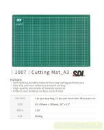 sample Image perlengkapan Tatakan Alas Potong Cutter SDI 1007 Cutting Mat (A3 / 18" x 12")