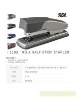 Katalog stationery SDI 1193 Stapler Metal No. 3 (Half) Alat Jepret Kertas dan gambarnya