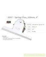 Gambar peralatan kantor SDI 0207 Spring Clips (4") Stainless Steel (Paper Clips) Klip Penjepit dan aneka katalog SDI grosir