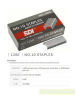 Macam macam alat tulis sekolah SDI 1200 Staples No.10 Isi Stapler dan gambarnya