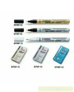 Katalog brosur gambar peralatan Spidol Paint Marker seperti Snowman EFGP Extra Fine Point Gold Marker Spidol Tinta Emas Permanent