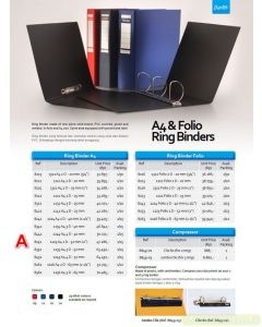 Contoh Map berkas arsip Bantex 8225 Ring Binder 1322 A4 2O-25mm (1") merek Bantex