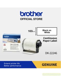 e-catalogue image atk Brother DK-22246 Continuous Paper Label Roll 103mm 30.48m P-touch Tape