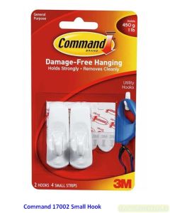 Contoh perlengkapan Kantor Command 17002 Small Utility Hooks Pengait Kecil Dinding Serbaguna dan gambarnya