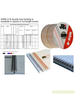 Foto Ring Jilid Wire Binding JBI Spiral Kawat No. 14 Pitch 2:1 (7/8") Folio merek JBI