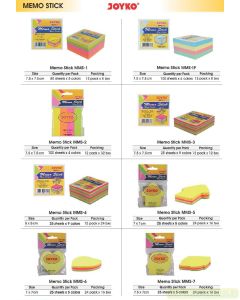 Toko Atk Grosir Bina Mandiri Stationery Jual Memo Stick - Sticky Note - Kertas Memo Tempel Joyko