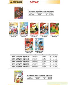 Toko Atk Grosir Bina Mandiri Stationery Jual Kertas Print Foto Mengkilat A4-A3- Photo Paper Glossy Double Side Ink Jet Paper