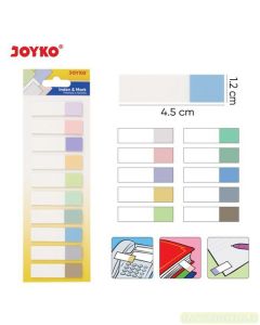 Contoh Joyko Index & Memo IM-61 (Plastic) Sticky Note Pesan Tempel merek Joyko