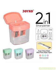 Foto Joyko Sharpener B-24PTL Rautan Serutan Peruncing Pensil merek Joyko