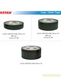 Cloth Tape ( Lakban Kain ) type Kenko Cloth Tape Black 48 mm/15 Y image