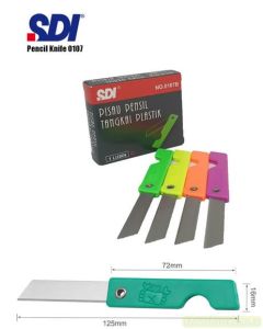 Katalog atk SDI 0107B Pencil Knife Pisau Cutter Lipat Warna dan gambarnya