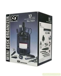 Foto alat tulis merk SDI terlaris type SDI 1021 Desk Organizer 17 Pieces Stationery Set ATK Meja Lengkap