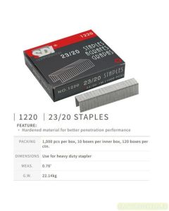 Contoh peralatan kantor SDI 1220 Heavy Duty Staples 23/20 Isi Stapler Jilid dan gambarnya