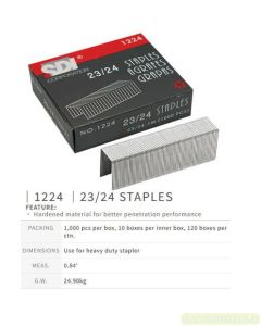 Gambar perlengkapan kantor SDI 1224 Heavy Duty Staples 23/24 Isi Stapler Jilid dan aneka katalog SDI grosir